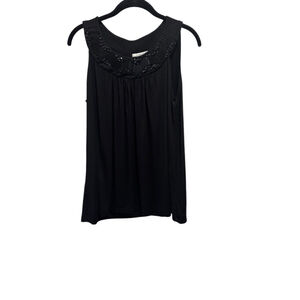 Women's Dressbarn Black Sleeveless Top Size PL